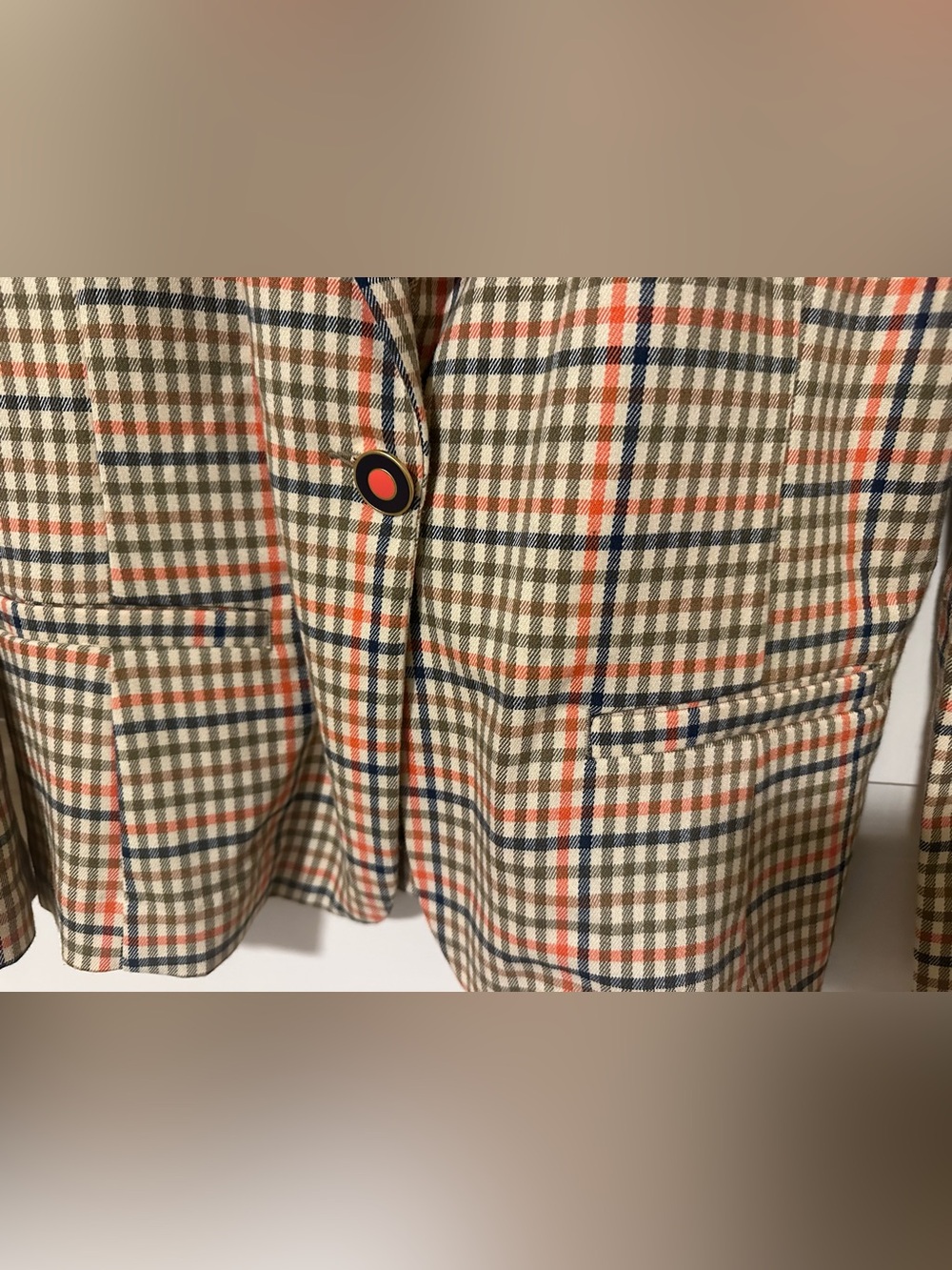 Liverpool Los Angeles Women’s Plaid Blazer Size Medium M - Picture 4 of 10